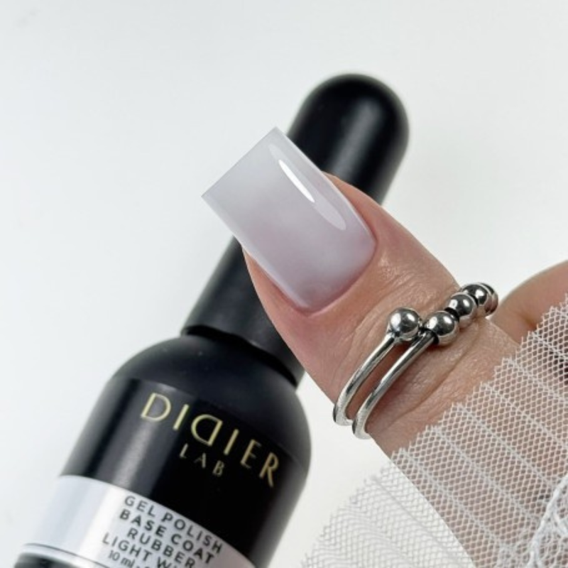Rubber Base Coat, Light white, Hema & TPO frei, DidierLab, 10ml