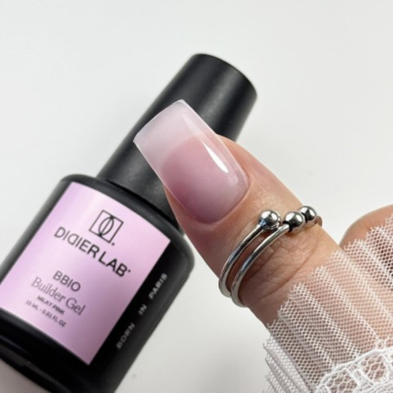 Builder Gel in a bottle BBIO, Milky Pink, hema & TPO frei, DidierLab, 15ml