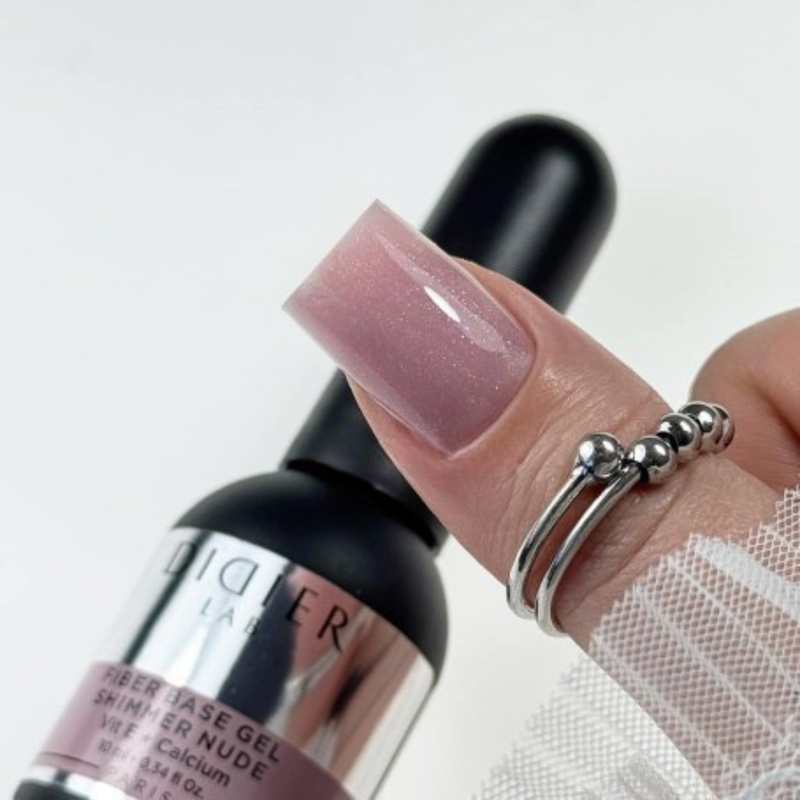 Smart Fiber Base, Shimmer Nude, hema & TPO frei, DidierLab, 10ml