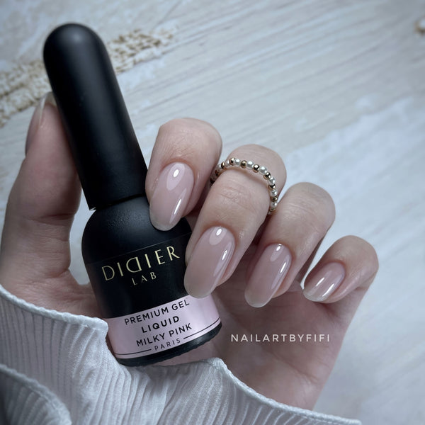 Maniküre Set mit Liquid Gel, Primer, Fiber Base Octagon und Schablonen, Didier Lab