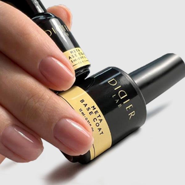 Maniküre Set für problematische Nägel, Meta Base, Slim Fit Top Coat, Didier Lab
