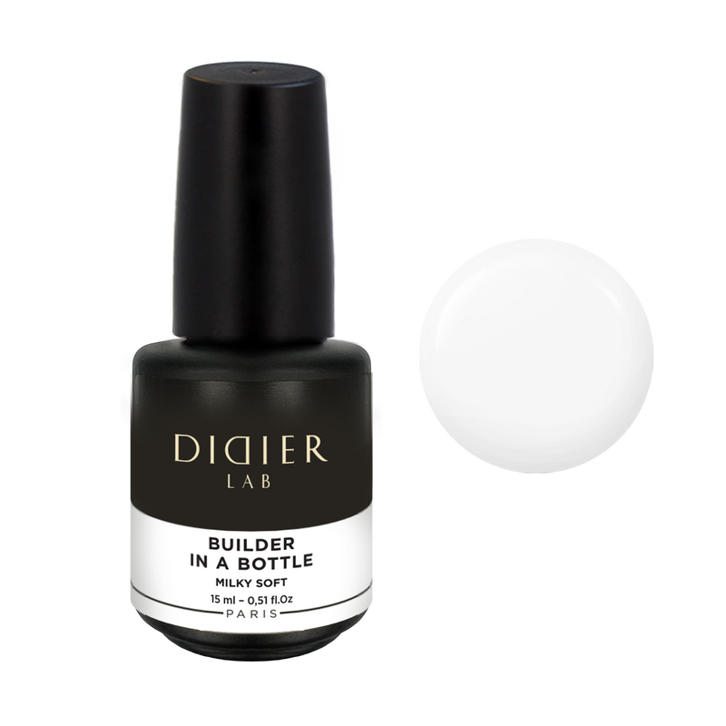 Builder Gel in a bottle, Milky Soft, DidierLab, 15ml