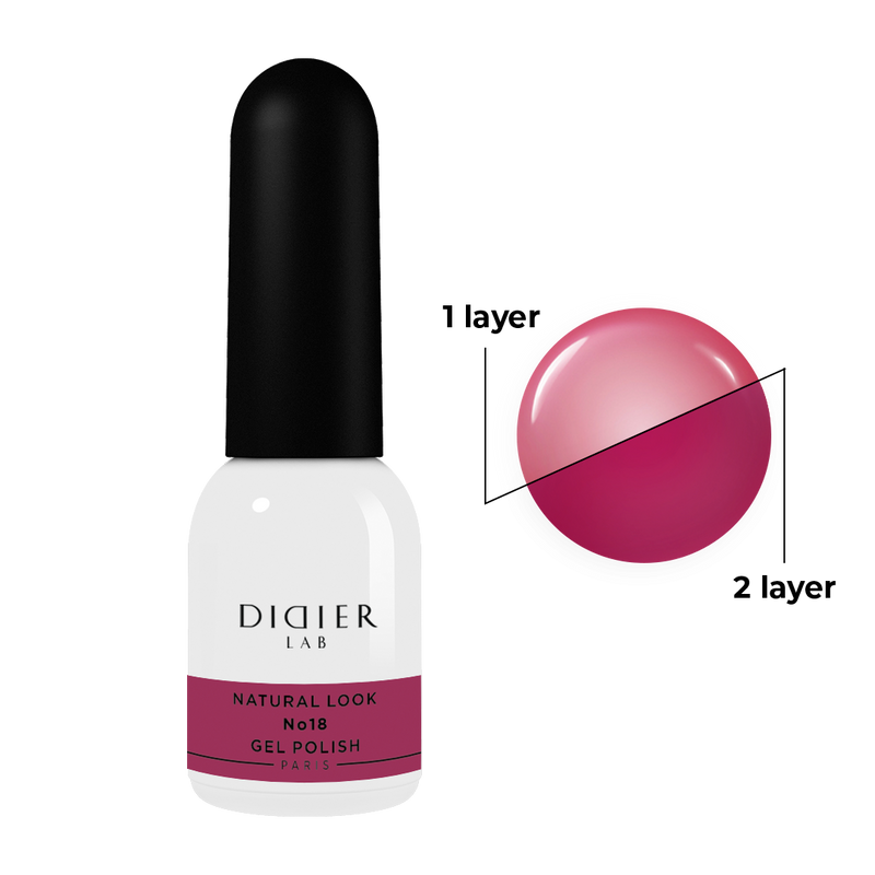 UV Nagellack, Natural Look no 18, DidierLab, 10 ml