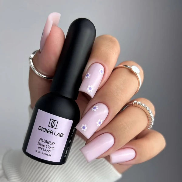 Rubber Base Coat, Icy Lilac, DidierLab, 10ml
