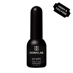 Top Coat No Wipe Super Shiny, Didier Lab, HEMA&TPO frei, 10 ml