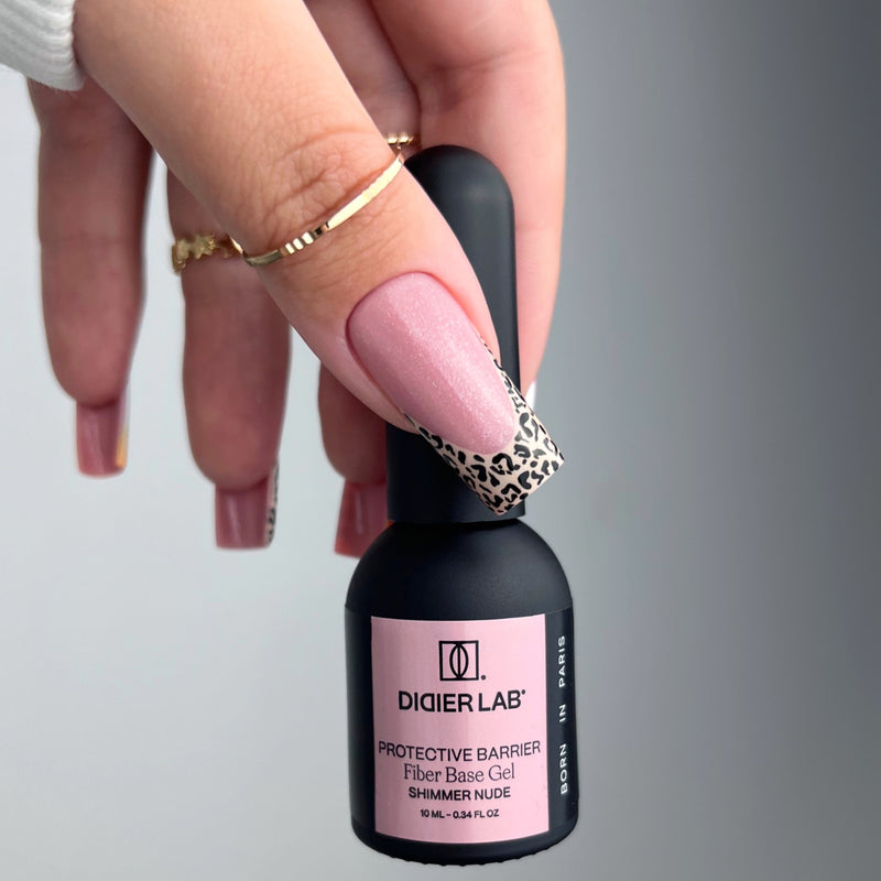 Smart Fiber Base, Shimmer Nude, hema & TPO frei, DidierLab, 10ml