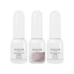 Set für vegane Maniküre: Base, Top + Farbe, Didier Lab