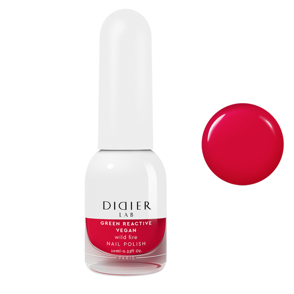 Veganer Nagellack, hema frei, Wild fire, DidierLab, 10ml