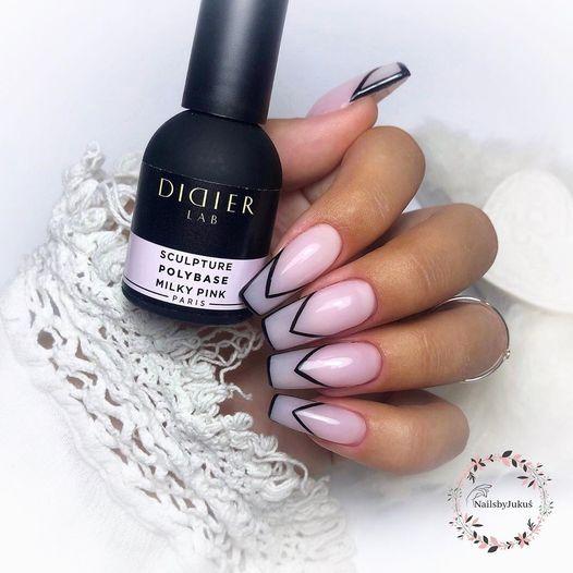Maniküre Set mit Polybase Milky Pink und Extra Bond
