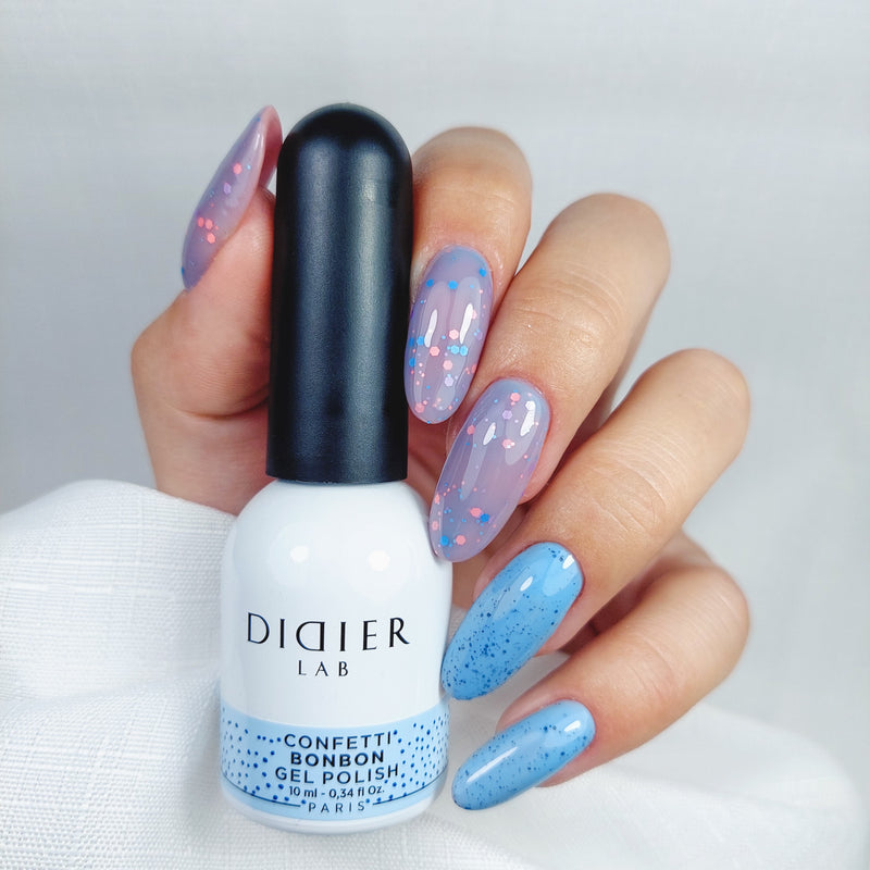 UV Nagellack, Konfetti, Bonbon, DidierLab, 10ml