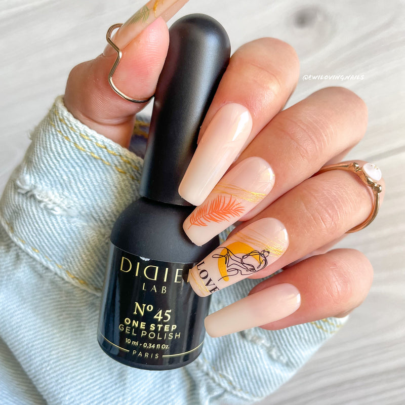 One Step Hybrid Nagellack 3in1 Didier Lab No45, 10ml