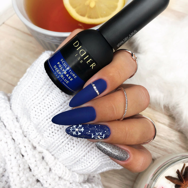Maniküre Set mit Polybase Deep Blue und Extra Bond