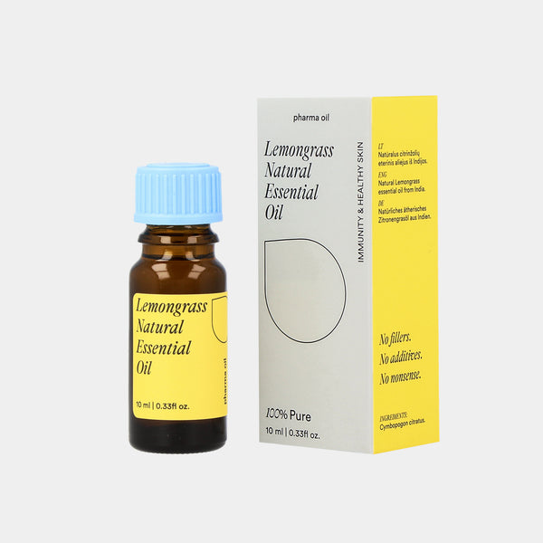 Ätherisches Zitronengrasöl "Pharma Oil", 10ml Hautreiningung, Entzündungshemmend
