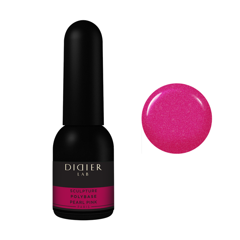 Kautschuck-Lack Polybase "Didier Lab", Pearl Pink, 10 ml