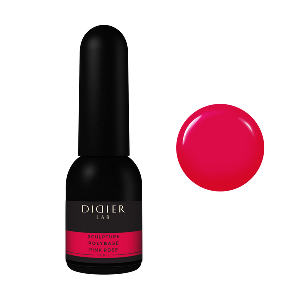 Polybase, Kautschuk Lack, Pink Rose, DidierLab, 10ml