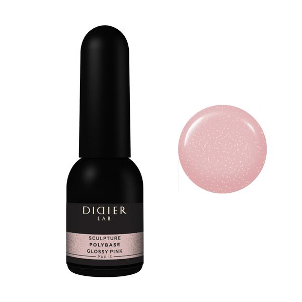 Polybase, Kautschuk Lack, Glossy Pink, DidierLab, 10ml