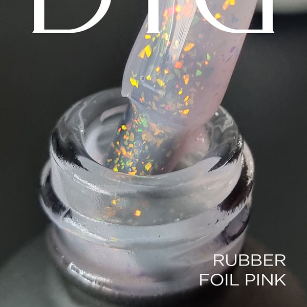 Rubber Base Coat Foil - foil pink, 10ml