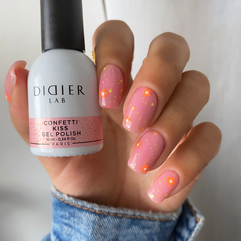 UV Nagellack, Konfetti, Kiss, DidierLab, 10ml