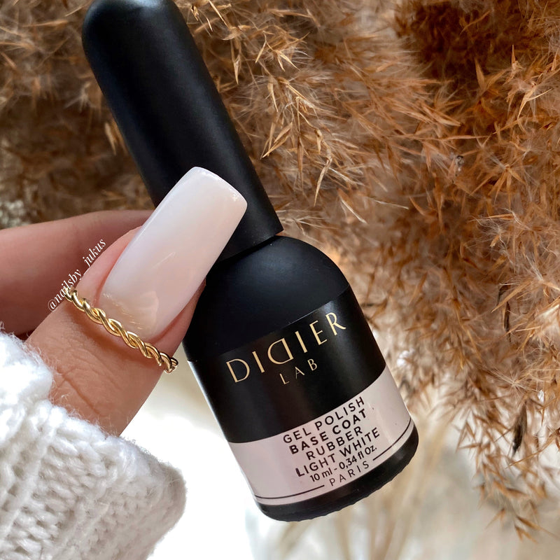 Rubber Base Coat - light white, 10ml