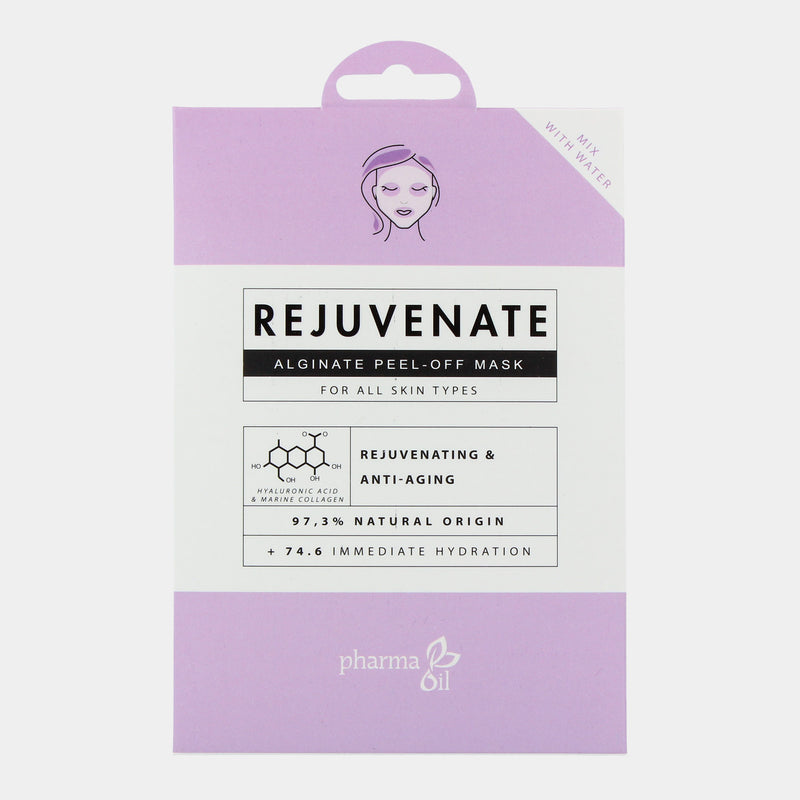 Regenerierende verjüngende und erfrischende Alginate Gesichtsmaske "Pharma Oil", 20g