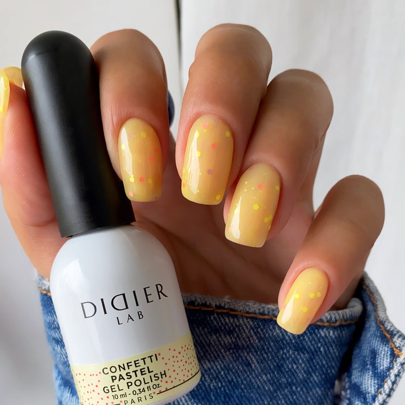 UV Nagellack, Konfetti, Pastel, DidierLab, 10ml
