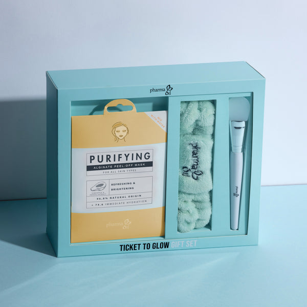 TICKET TO GLOW Gift set "Pharma Oil" Reinigend