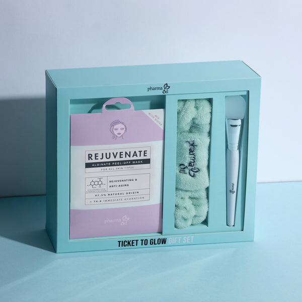 TICKET TO GLOW Gift set "Pharma Oil" Erfrischend