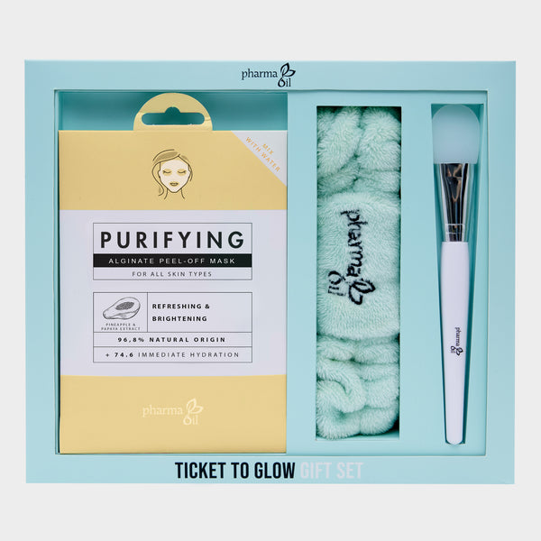 TICKET TO GLOW Gift set "Pharma Oil" Reinigend