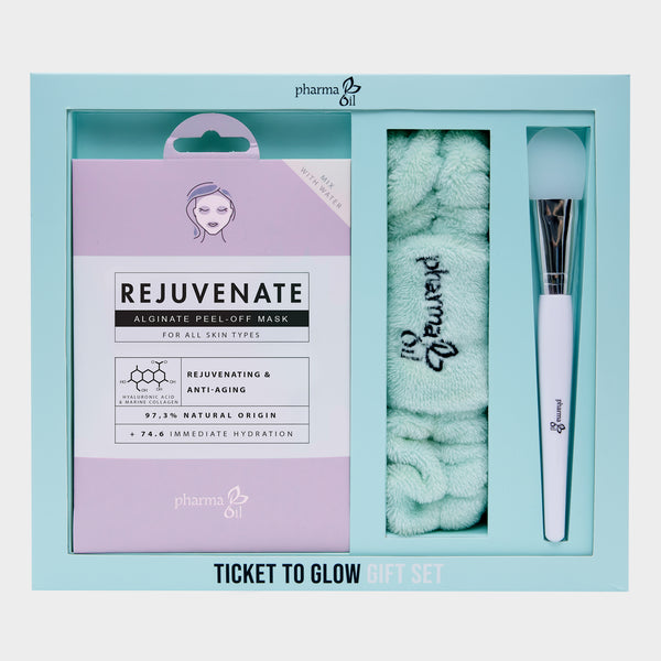 TICKET TO GLOW Gift set "Pharma Oil" Erfrischend