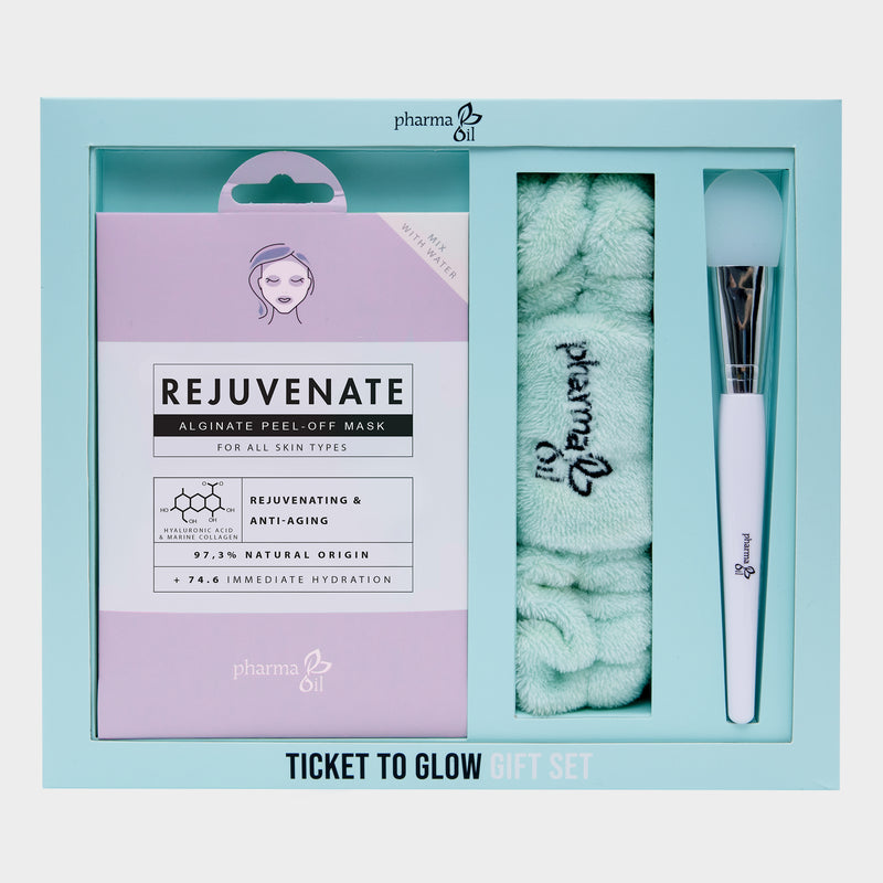 TICKET TO GLOW Gift set "Pharma Oil" Erfrischend