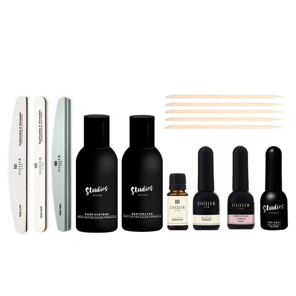 Maniküre Set Flüssiges Gel Rose