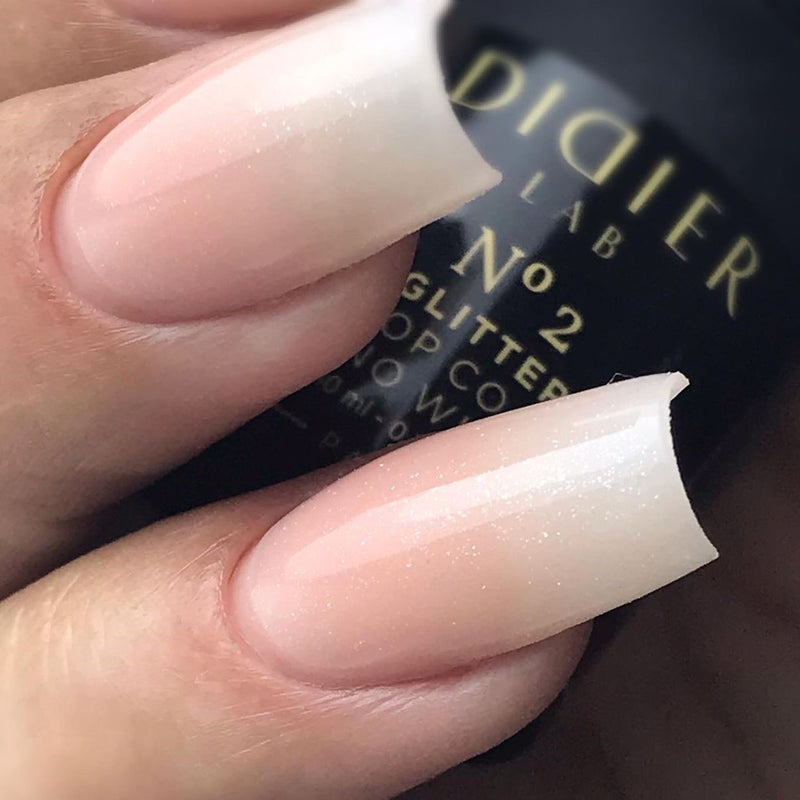 Top Coat Glitter No Wipe "Didier Lab", No2, 10ml