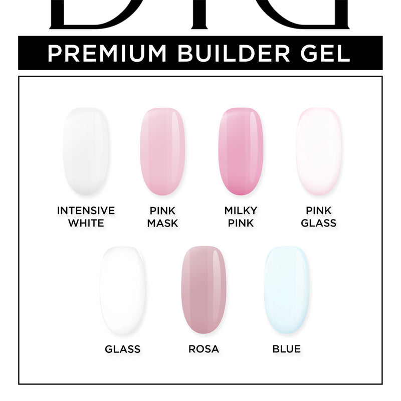 UV Aufbaugel Premium, Pink Glass, DidierLab, 15g
