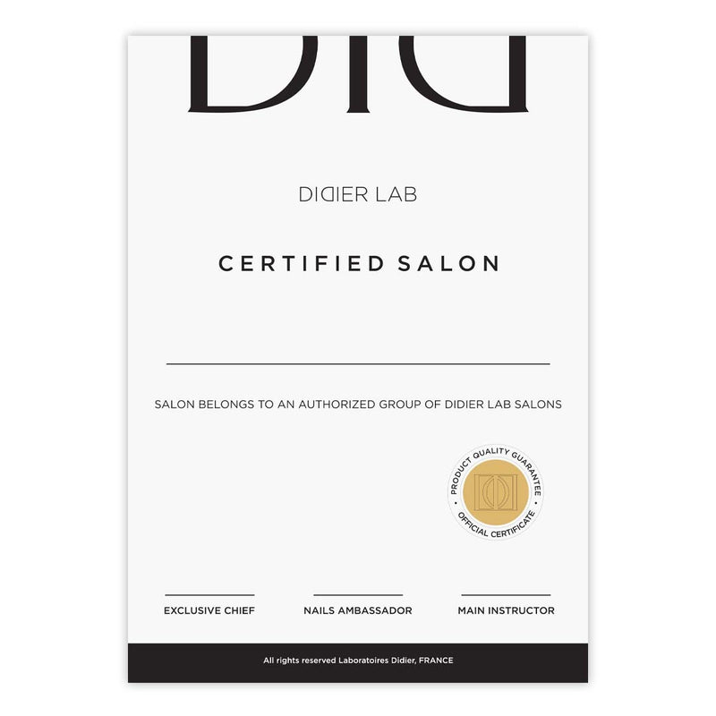 Zertifikat der Partnersalon