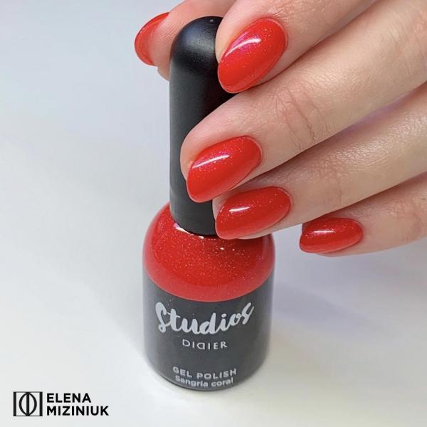 UV Nagellack, Studios Didier, Sangria Coral, TPO frei, DidierLab, 8ml