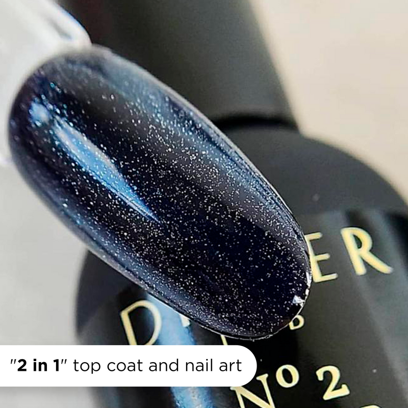 Top Coat Glitter No Wipe "Didier Lab", No2, 10ml