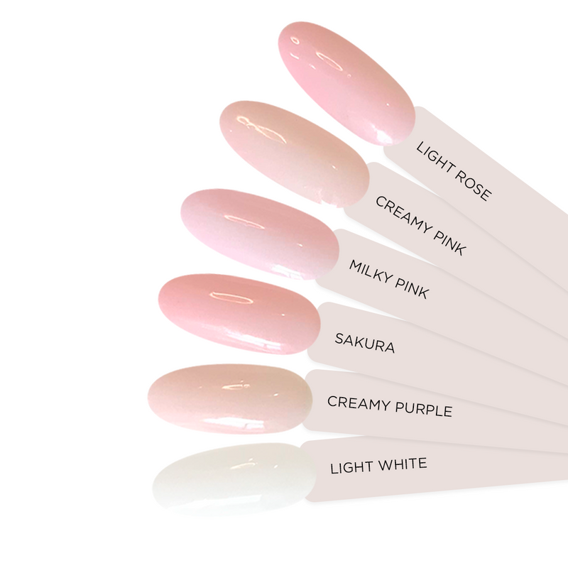Rubber Base Coat - creamy pink , 10ml